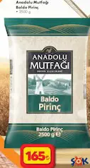 ANADOLU MUTFAĞI BALDO PİRİNÇ 2500 G ANADOLU MUTFAĞI BALDO PİRİNÇ 2500 G